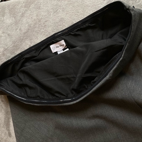 The‎ Drop Women's Woven Strapless Tunic in Heather Grey | NWT - Picture 14 of 14